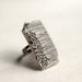Fragment - An earthy porcelain ring with details of mushrooms