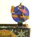 RESERVED Halloween Witch Vintage Bridge Tally Hallmark Owl Broom