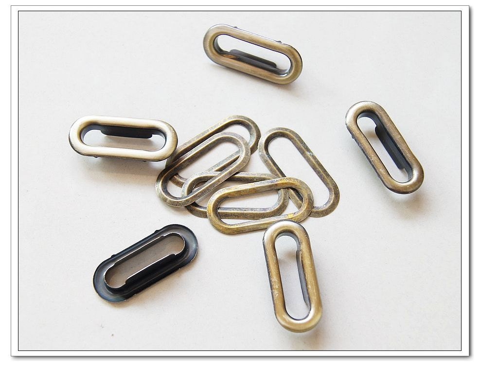 50pcs 30mm inside size antique brass Oval Eyelet Grommets