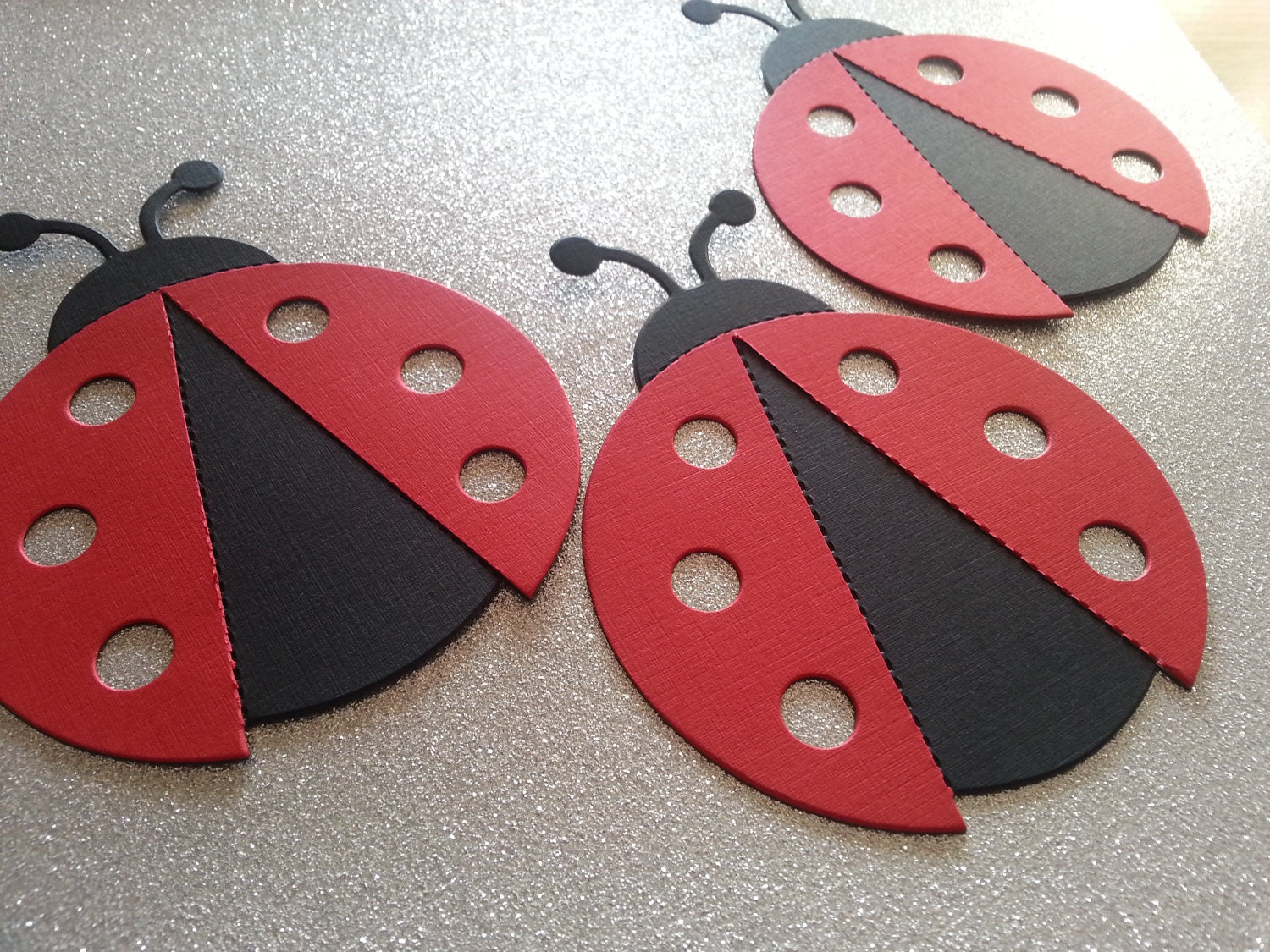 Large Ladybug  Die Cuts Party  Decor  DIY  Banner by 