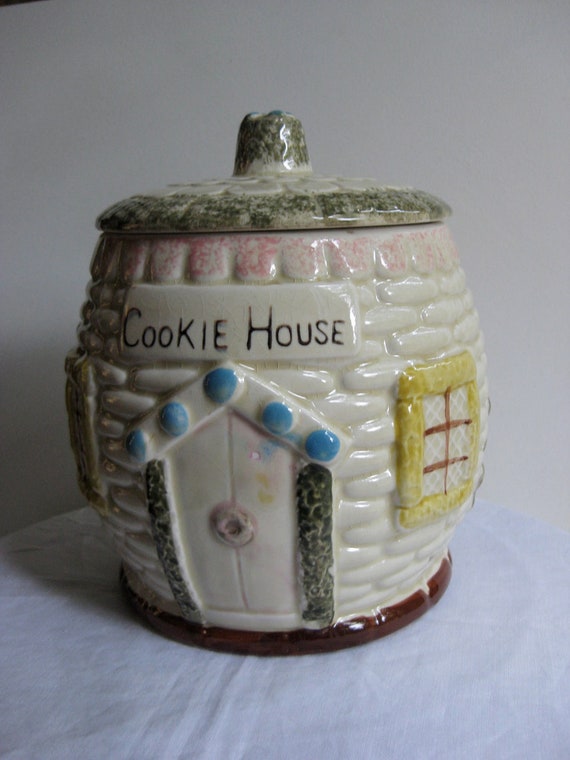 Cookie House Cottage Cookie Jar
