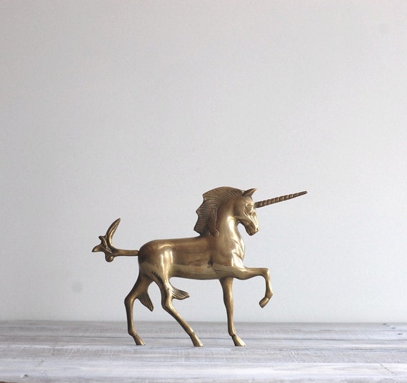 metal unicorn figurine