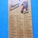 Vintage Shopping Reminder Grocery List Wooden for Pegs with Puppy Dog