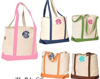 HONEYMOON Monogrammed Beach Tote Bags- Personalized Beach Bag from The ...