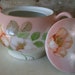 Vintage Sugar Bowl Apple Blossoms Bavaria