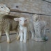 Vintage Sheep for Your Private Collection Nicely Detailed 1960s Set of 4
