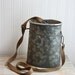 Vintage Bait Bucket fishing fisherman Metal minnow bucket home decor rustic gift for him