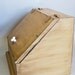 Wooden Bread Box / Storage Hand Painted, Rustic, Distressed and Aged in Pumpkin Butter