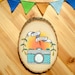 oh snap / original retro camera painting on wood