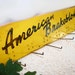 Metal Sign American Brakeblok with Pegs