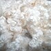 White wool Locks / Curls / Raw / Needle craft /