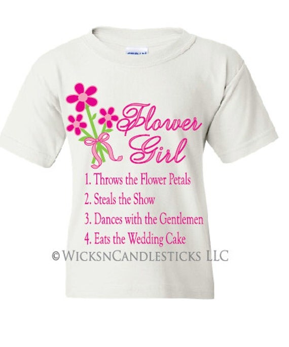 Flower Girl T Shirt -The Flower Girl