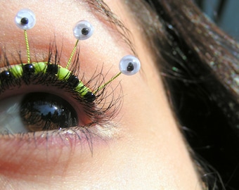 Googly Eye Eyelash Jewelry - Halloween false eyelashes with wiggly eyes