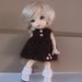 FALL SALE - Knitted Brown Kidsilk Dress for Lati Yellow or Pukifee