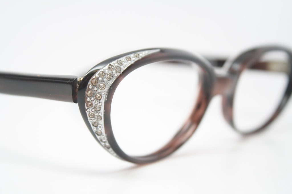 rhinestone cat eye prescription glasses
