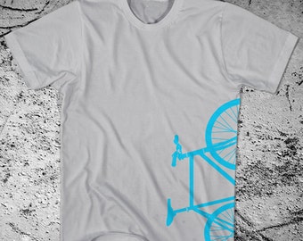 Fixie Bike T-Shirt Fixed Gear Bicycle - ON SALE!