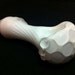 White Glass Pipe Honeycomb Vortex Tobacco Spoon Pipe
