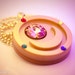 READY TO SHIP Sailor Moon Inspired Season 1 Compact Necklace Laser Cut Acrylic