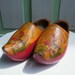 Dutch Wooden Shoes Vintage Hand Carved and Painted Great Patina
