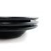 Vintage black melamine sizzle plate serving trays