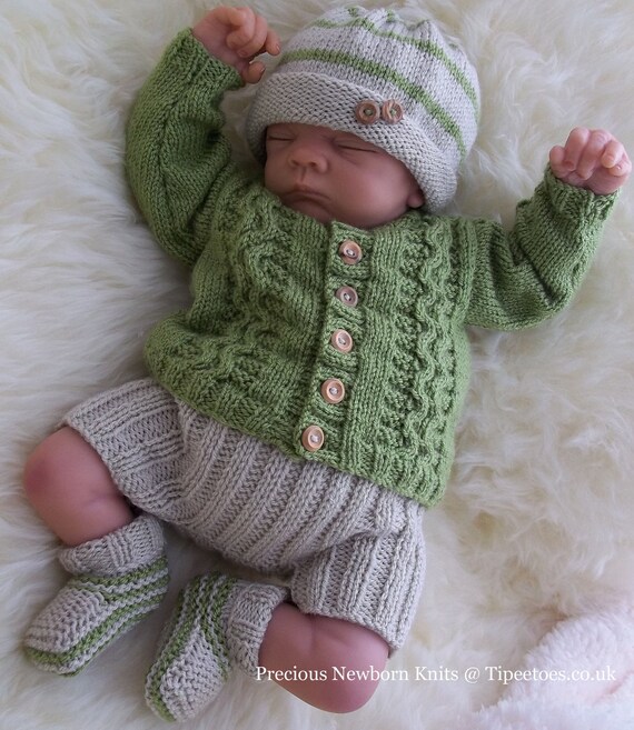 Baby Boys Knitting Pattern Download PDF Knitting Pattern