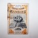 Antique Paper Ephemera Hoods Book of Home Made Candies 1905