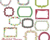 25% OFF SALE Digital Frames for Personal or Commercial Use - Deck The Halls Il_170x135