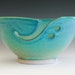 Yarn Bowl, handmade stoneware pottery,handmade ceramic yarn bowl, 7.5" wide 3.5" tall, Ready to Ship