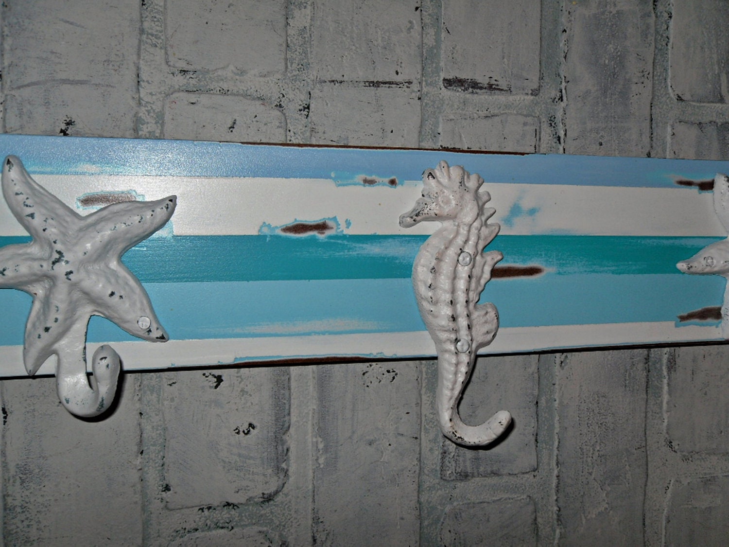 Nautical Coat Rack / Beach Decor / Wall Decor / Wall Hook