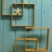 Curio Shelf Shadowbox Vintage Mid Century Modern Stacking