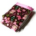 Baby Girl Burp Cloths in Corduroy Owls and Butterfly's