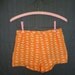 Orange Goldfish FISH Vintage 1970's Skimpy Novelty Print Shorts S M