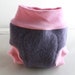 Seconds--XS/Small--Lambie Love Wool Soaker--Pink Posh--Cloth Diaper Cover