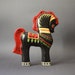 RESERVED FOR fineblackdog Vintage Russian Lacquerware Folk Art Hand Painted Horse
