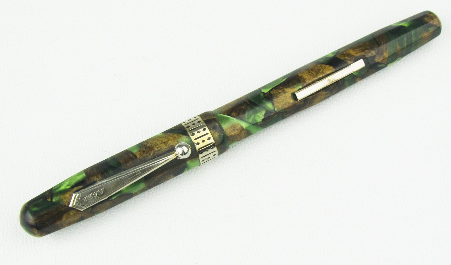 Salz Art Deco Fountain Pen by zandbroz on Etsy