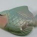 Reserved For Polly - Vintage Chalk Fish Aqua/Teal And Pink