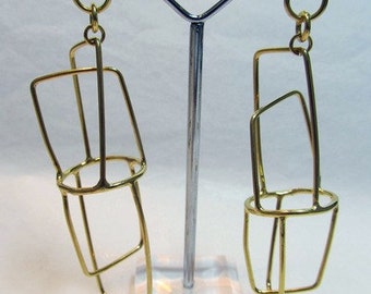 Geometric square Earrings
