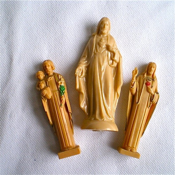 Vintage Jesus Religious Icons Dashboard Jesus Statues
