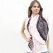 Pink and black shibori wool scarf shawl, fall autumn fashion nuno felting oht