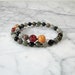 Don't Worry Be Happy v2 Natural Stone and Crystal Chakra Healing Bracelet