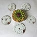 Vintage Porcelain Watch Faces in Various Stages of Distress for Collage or Steampunk Assemblage - Collection 17