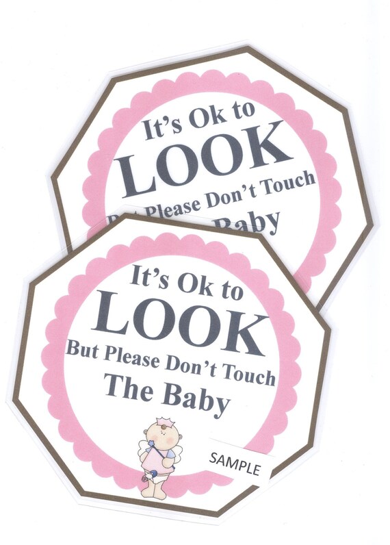 Items similar to Please Do Not Touch The Baby Signs 2 on Etsy