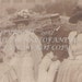 Vintage Photograph, Wealthy Victorian Family on the Beach RPPC