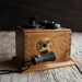 Wooden Telephone Pencil Sharpener - Victorian Phone