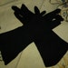 Vintage 1920s Black Gloves Goth Steampunk Edwardian