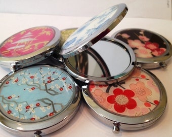 Compact Mirrors for the BRIDAL PARTY. Custom made to order