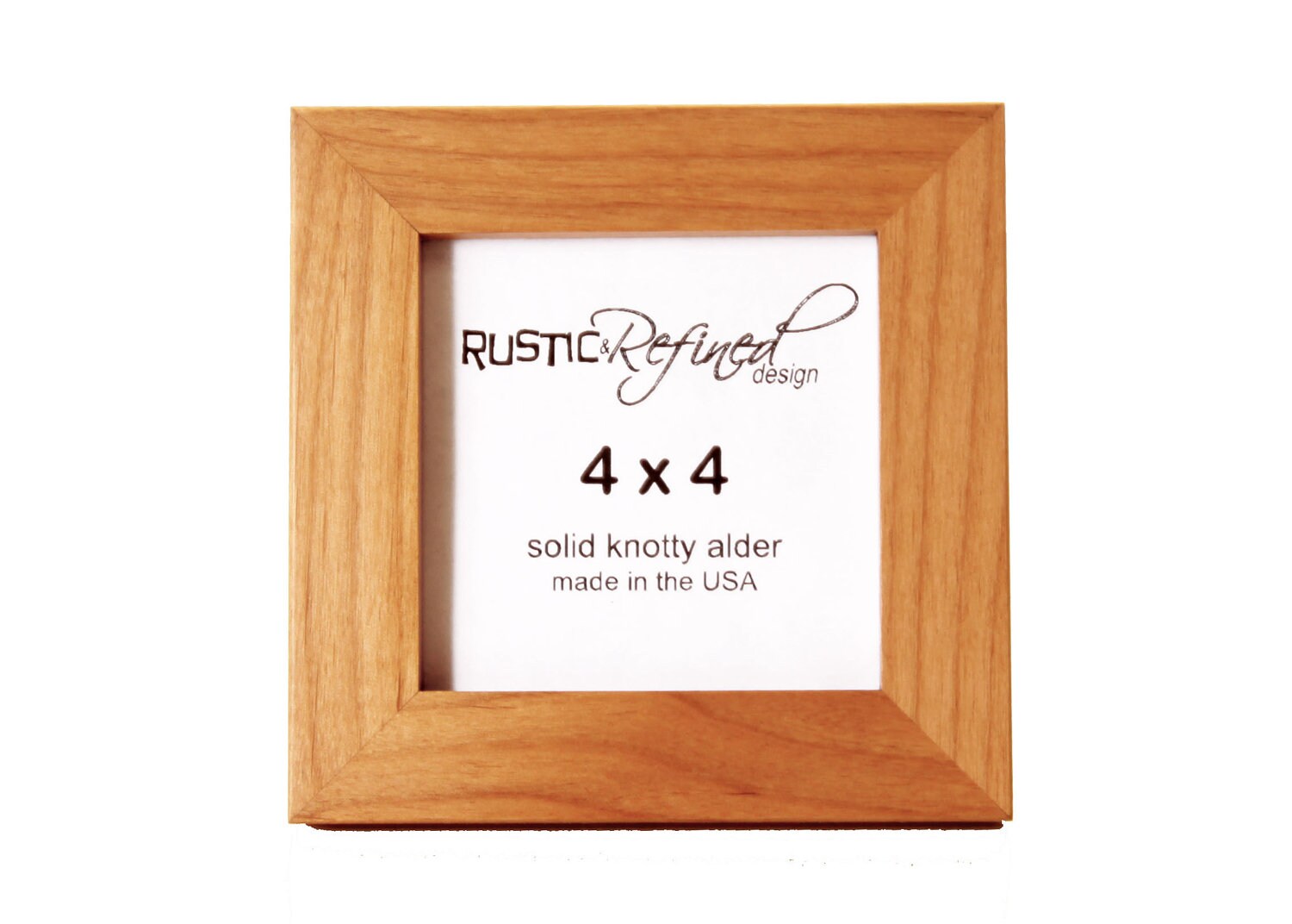 4x4 Gallery 1 picture frame Natural Alder
