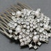 Bridal Hair Comb, Vintage Style Swarovski Pearl & Rhinestone Wedding Hair Comb, Bridal Head Piece, Vintage Wedding Hair Accessory,