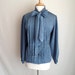 Blue Bow Tie Blouse
