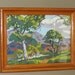 Framed Vintage Paint by Number Painting / Paint by Number Painting